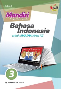 Image of MANDIRI BAHASA INDONESIA 3 KELAS XII