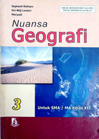 Image of NUANSA GEOGRAFI 3 KELAS XII