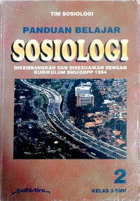 Image of PANDUAN BELAJAR SOSIOLOGI 2 KELAS XI KURIKULUM 1994