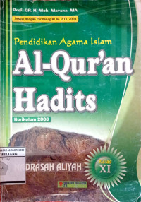 Image of PENDIDIKAN AGAMA ISLAM AL QURAN HADIS KELAS XI KURIKULUM 2008